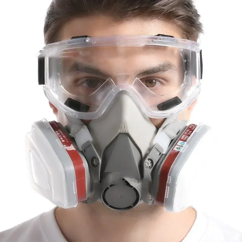 Dust Mask Construction - 6200 Reusable Half Face Respirator Gas