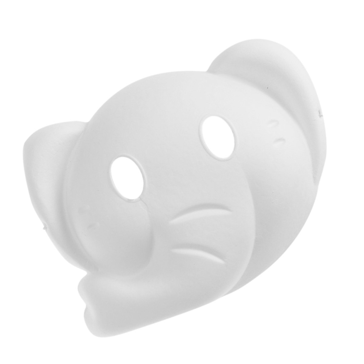 Blank White Full Face Mask for - Kids Face Mask recension och pris