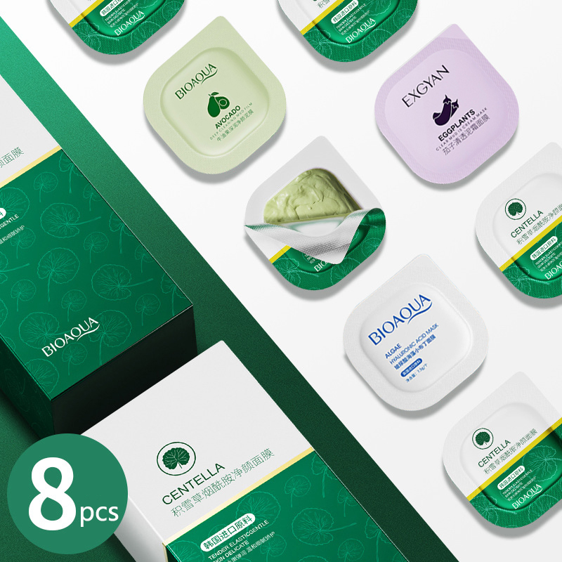 8pcs Centella Mud Mask Anti-Ac - Dust Mask Construction recension och pris