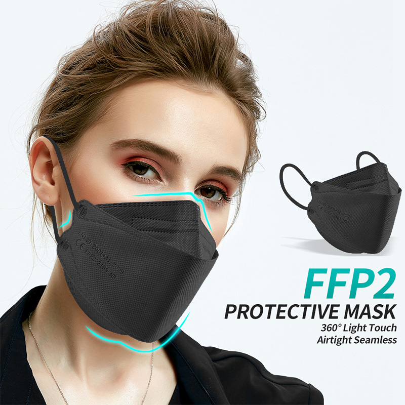 10-200pcs FFP2 Mascarillas CE  - Disposable Surgical Mask recension och pris