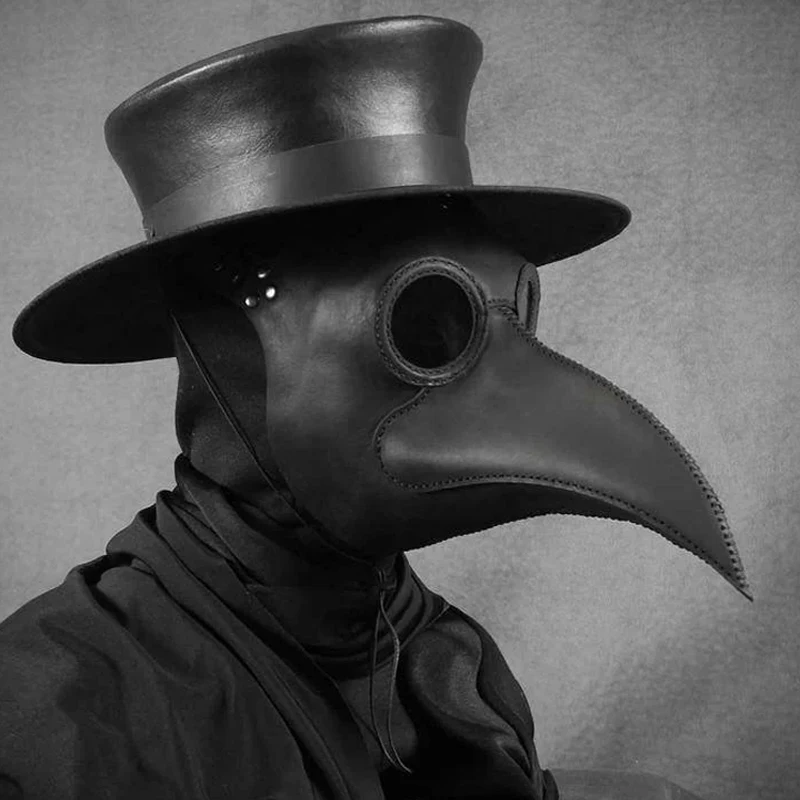 Halloween Black Rubber Plague  - Disposable Surgical Mask recension och pris