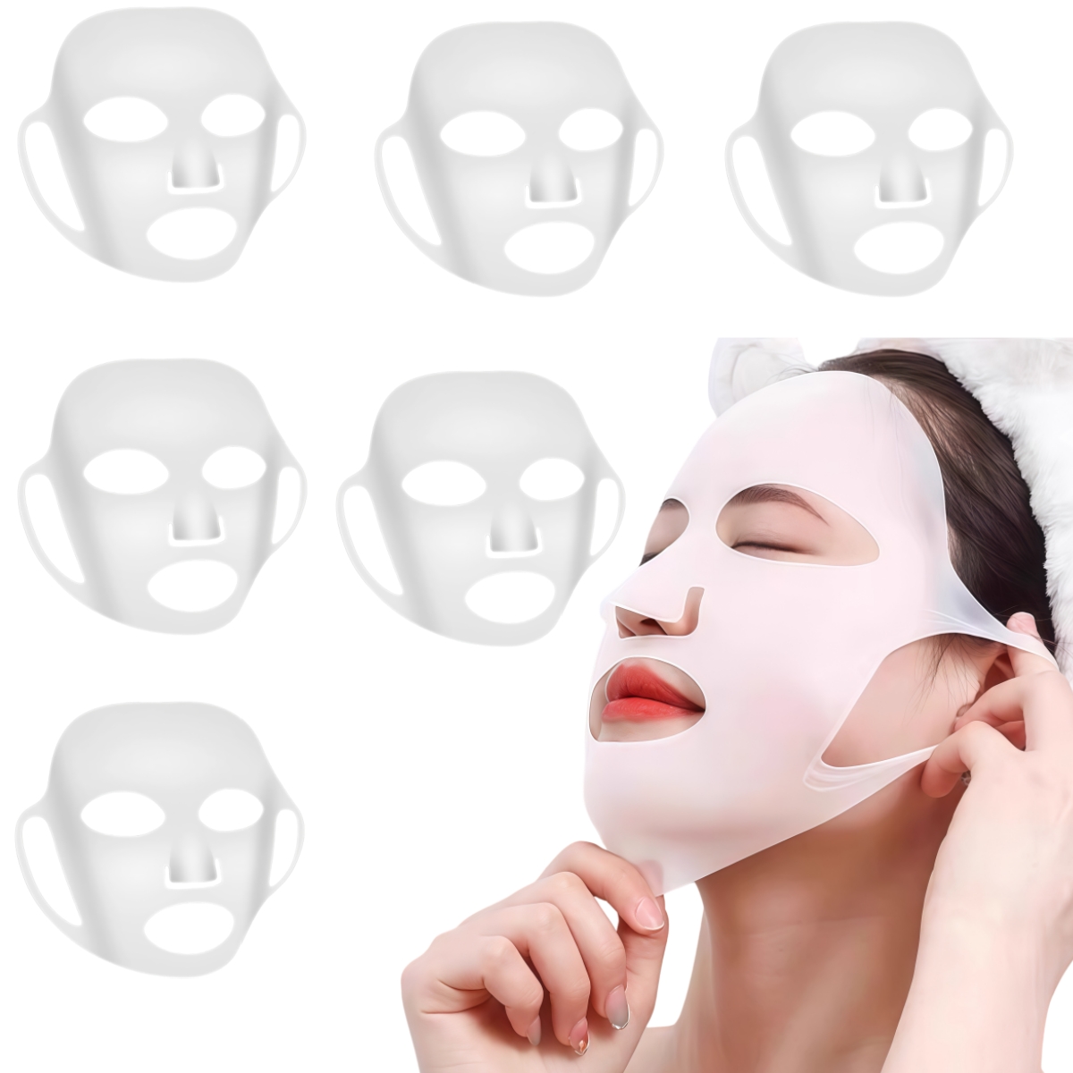 1Pc Silicone Face Mask Cover R - Silicone Mask Bracket recension och pris